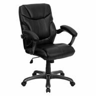 contemporary-leather-black-amazonbasics-mid-back-office-chair