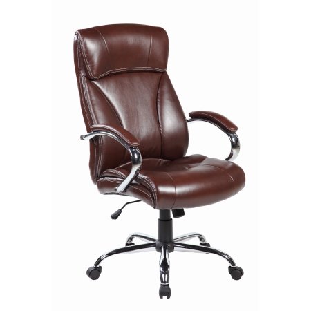 hom-com-executive-brown-leather-office-chairs