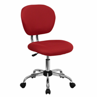 line-furniture-red-mesh-back-office-chair