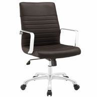 modern-contemporary-faux-richmond-brown-leather-office-chair