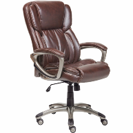 serta-richmond-brown-leather-office-chair