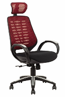 viscologic-red-mesh-office-chair