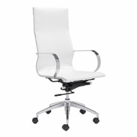 Fine White High Back Office Chair 