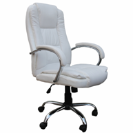 homegear-cream-leather-executive-office-chair