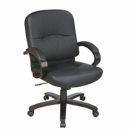 scranton-co-black-leather-office-chair-for-sale